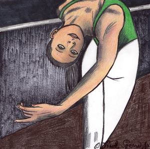 Home decor Art PRINT on paper "Rehearsal"